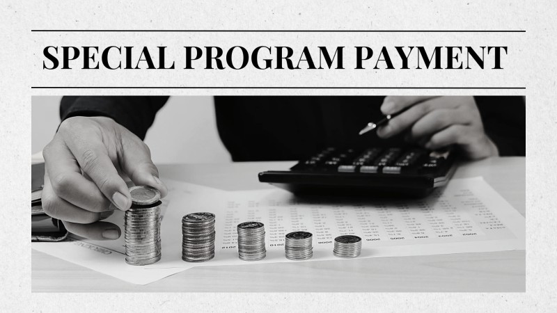 Special Program Payment Only