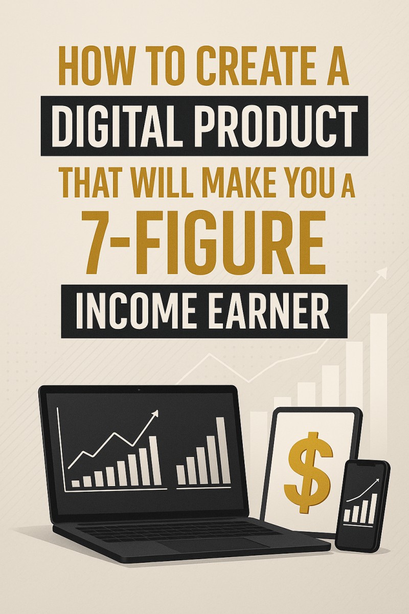 How to Create a Digital Product That Will Make You a 7-Figure Income Earner