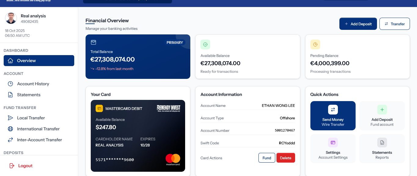Cyclo Bank β The Ultimate Online Banking Script (Laravel 12+)