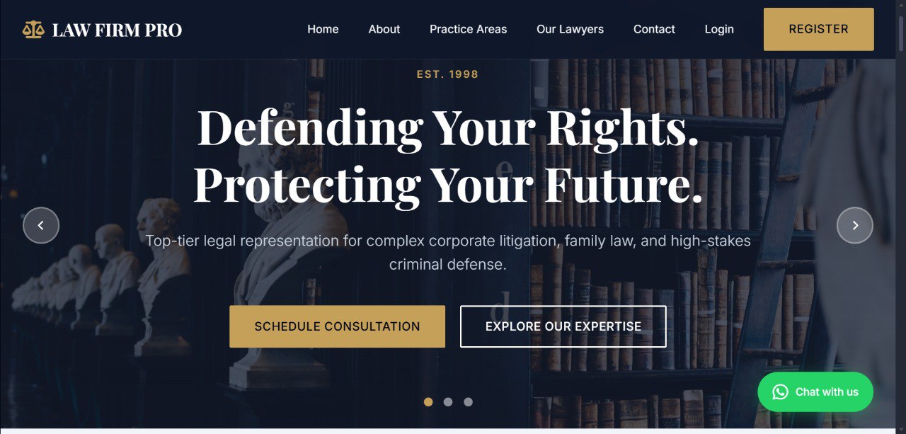 How to build a standard law firm website