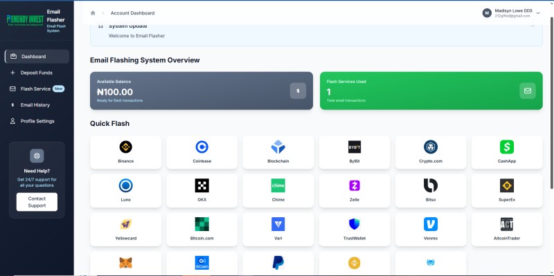 PROFESSIONAL EMAIL FLASHER SYSTEM β Next-Gen Email Flash Platform