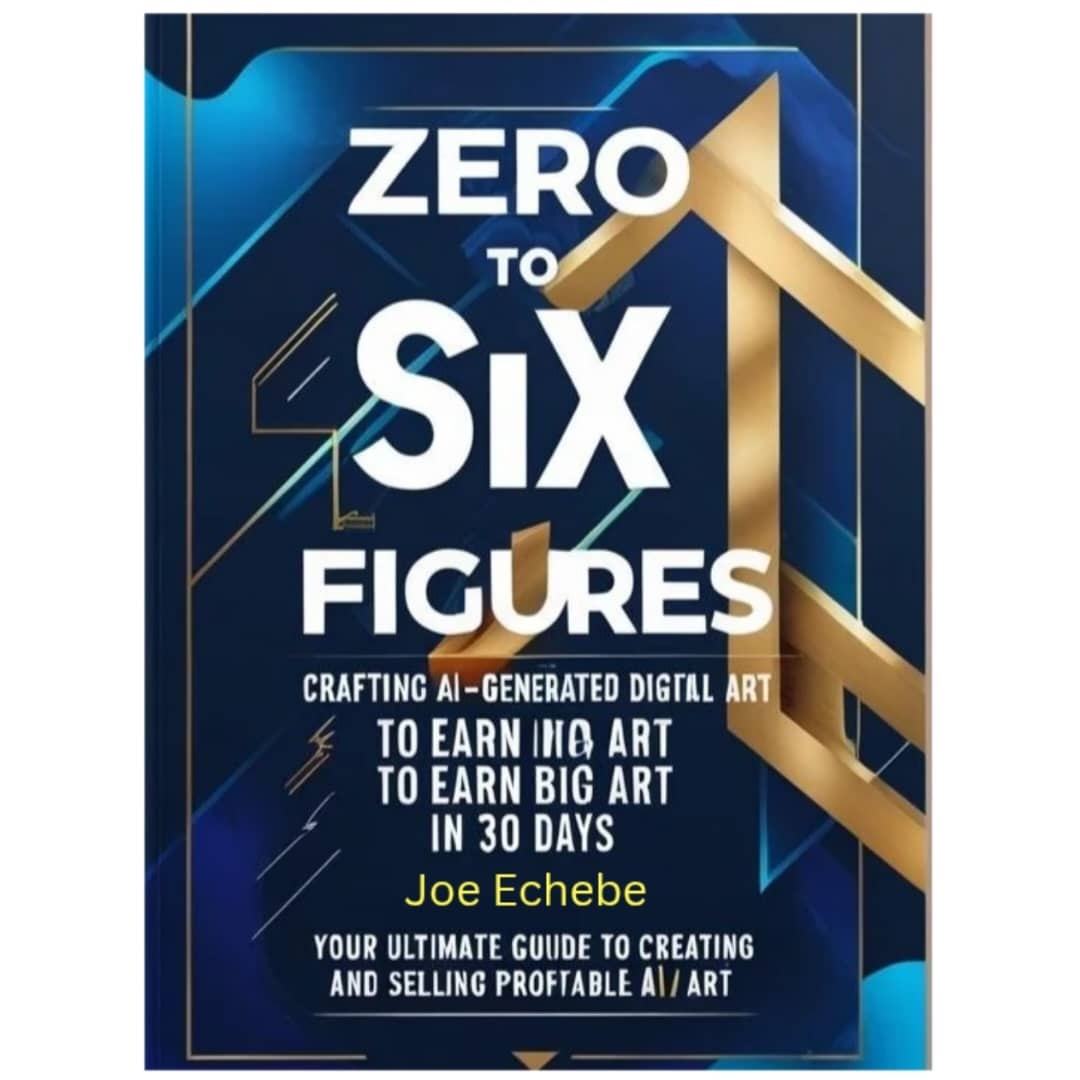 Zero to Six Figures: Crafting AI-Generated Digital Art to Earn Big in 30 Days. Your Ultimate Guide to Creating and Selling Profitable AI Art
