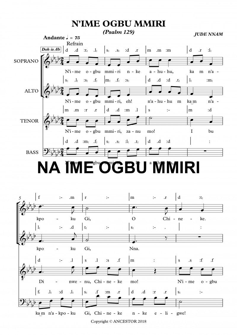 N'Ime Ogbu Amiri Ps. 129