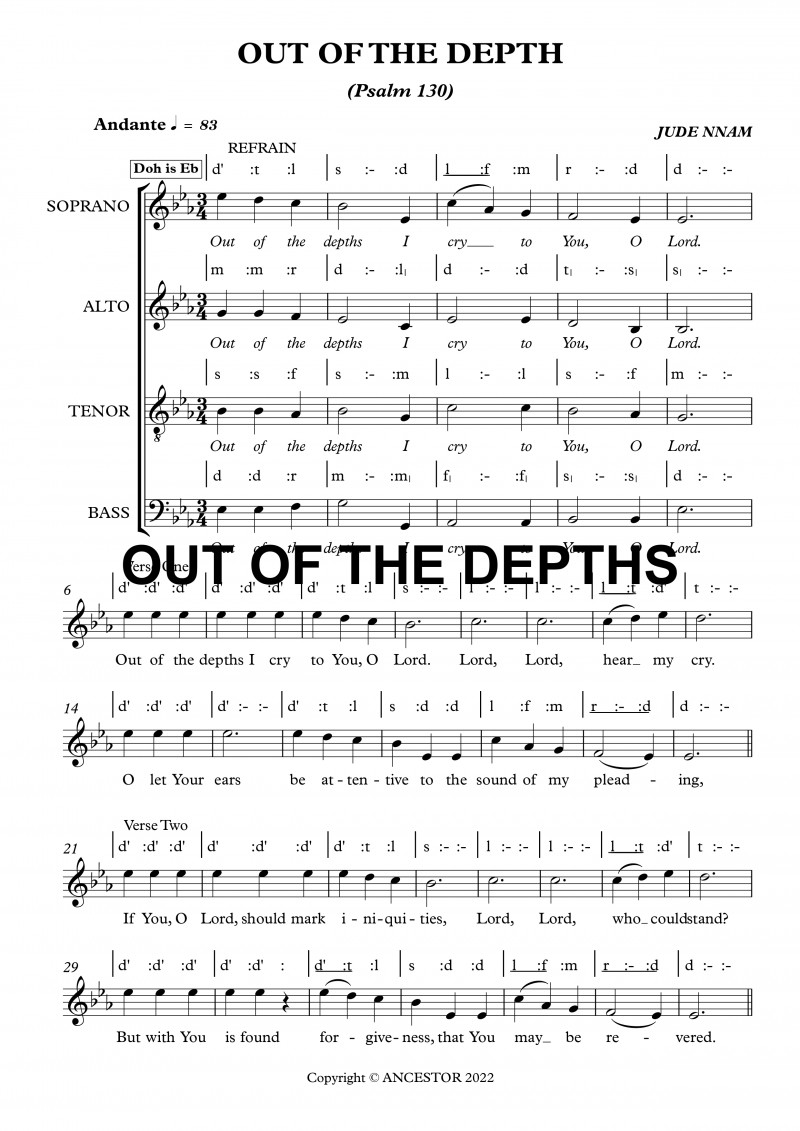 Out OF The Depths Ps 130