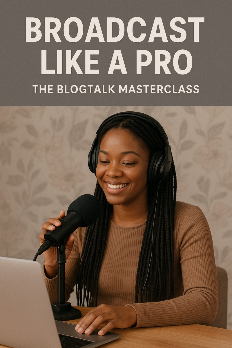 Buy Broadcast like a Pro: The Blog Talk Masterclass by Kayblac on Selar