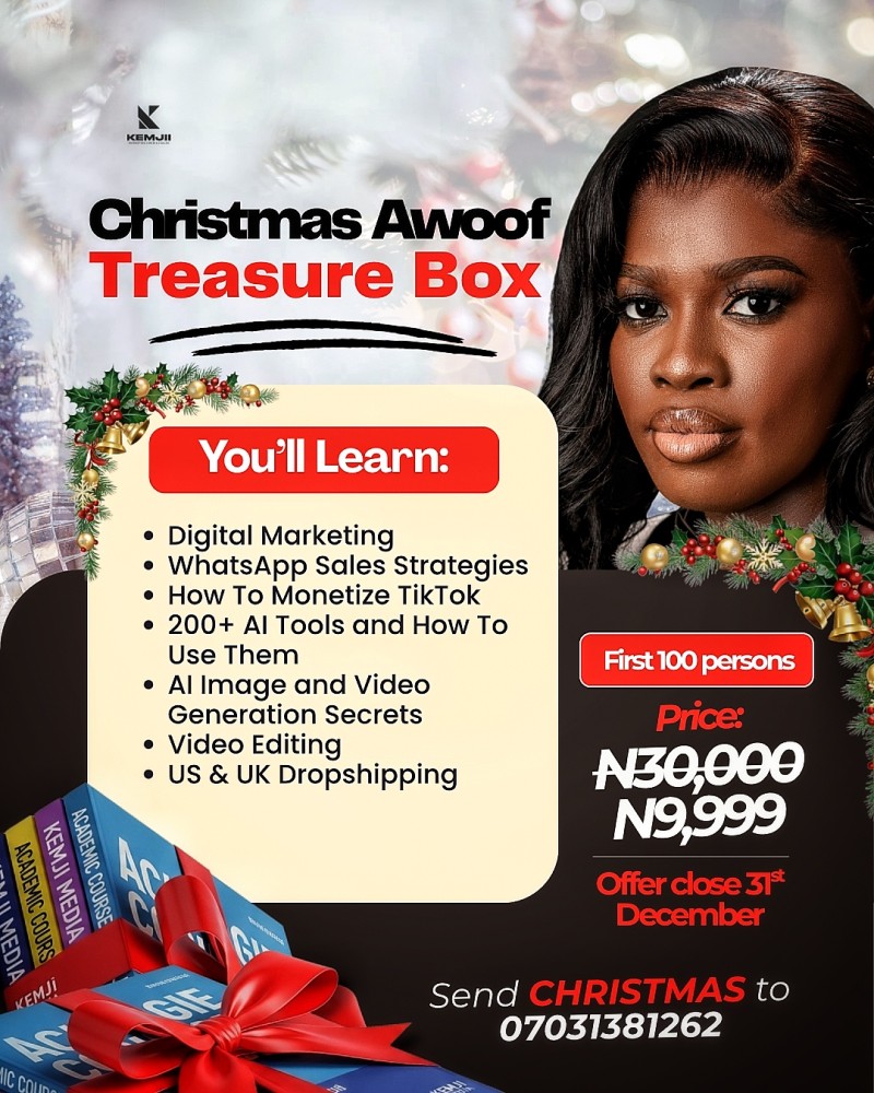 Christmas Awoof Treasure Box