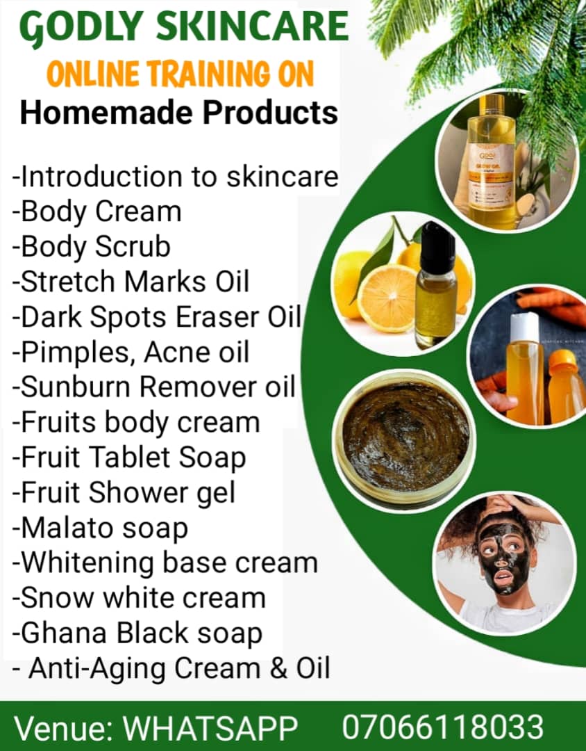 Homemade Skincare Products class