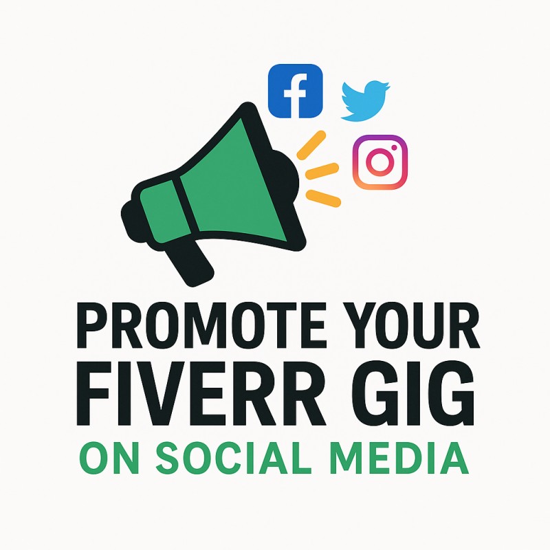 How to promote our fiverr gig on social media