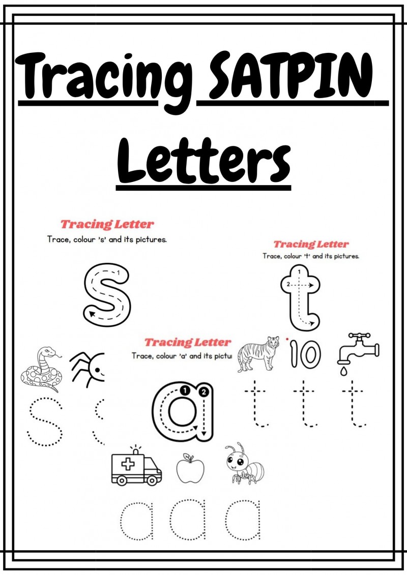 SATPIN Tracing Workbook