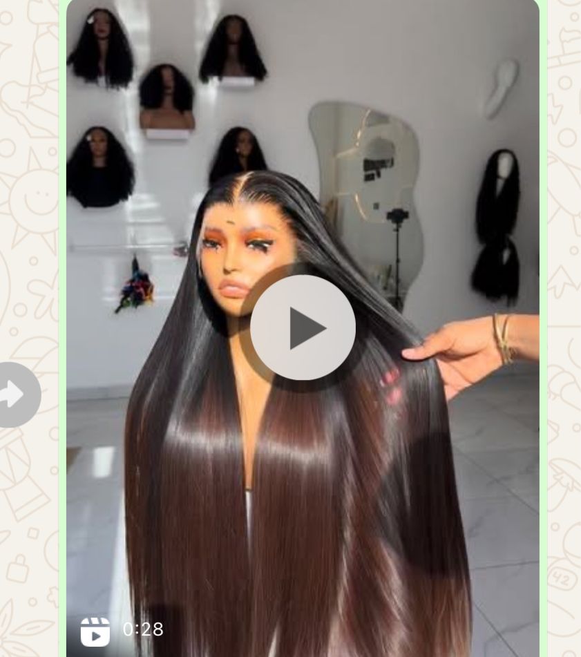 28inches single donor brown tips with a black wavy hair