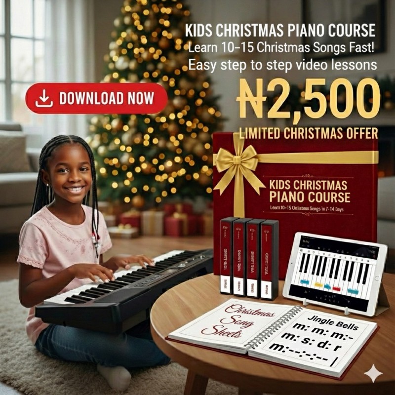 KIDS CHRISTMAS PIANO VIDEO COURSE