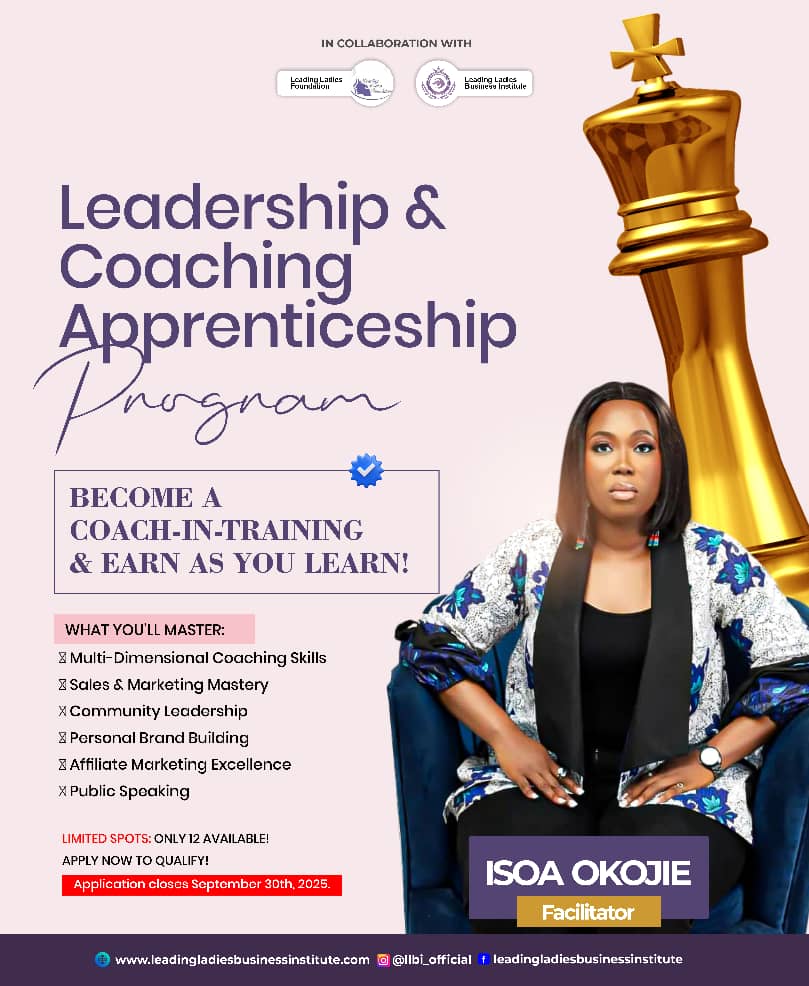 LEADERSHIP & COACHING APPRENTICESHIP PROGRAM