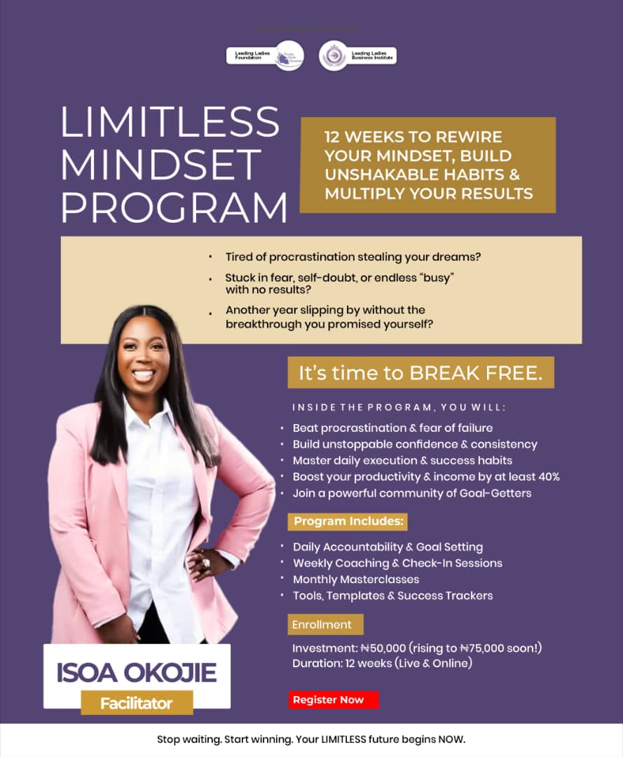 LIMITLESS MINDSET PROGRAM- PART PAYMENT