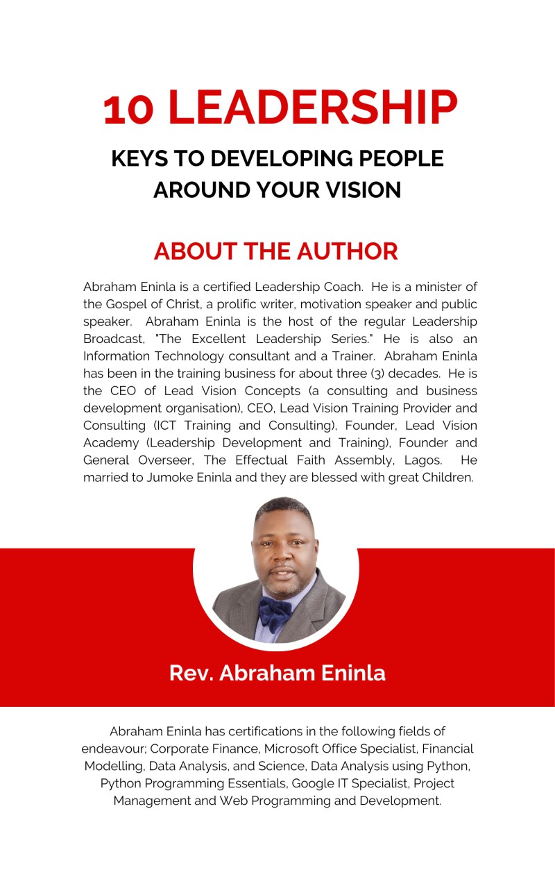 Developing Leaders Around Your Vision