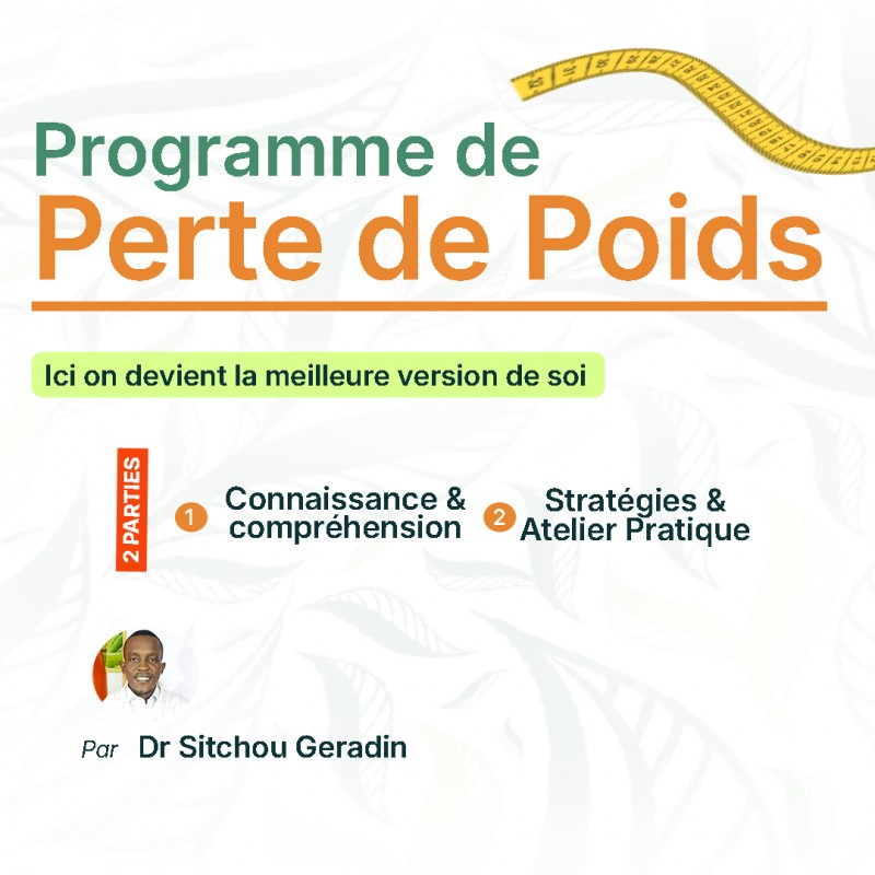 Programme de Perte de Poids - Onature Afrique