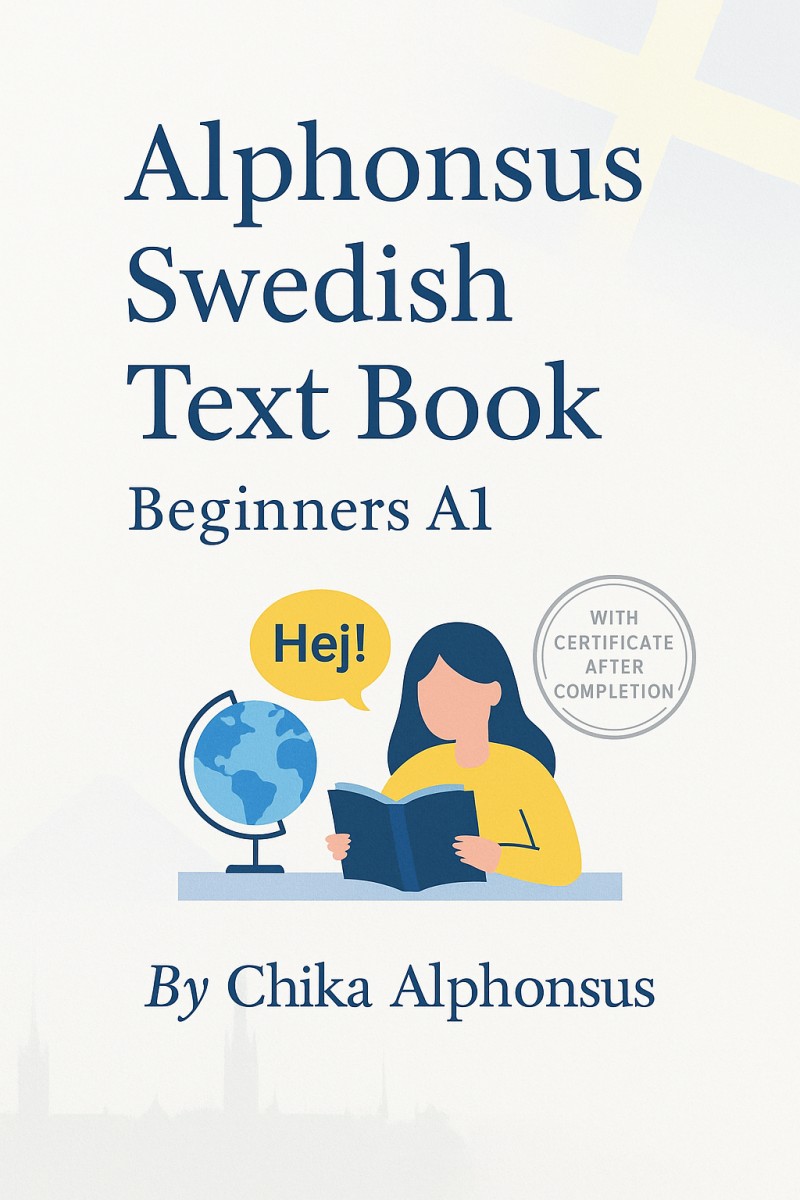 Alphonsus Swedish Textbook + Workbook (A1 Level)