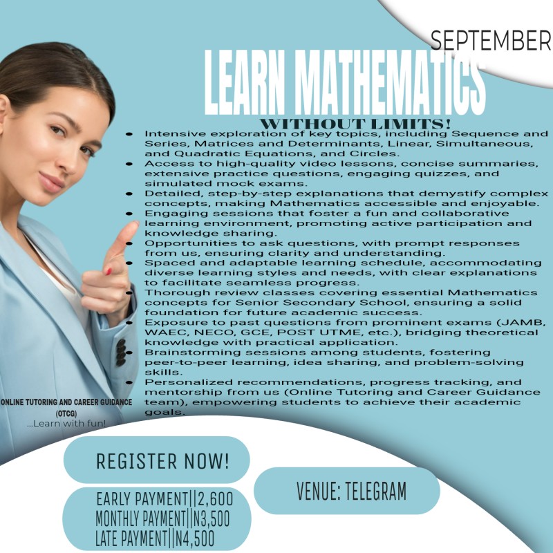 1.0_OTCG SSS MATHS (September)- 1ST EDITION