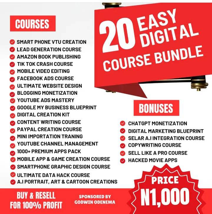 Buy Best digital course bundle by Life changer Digital marketing on Selar