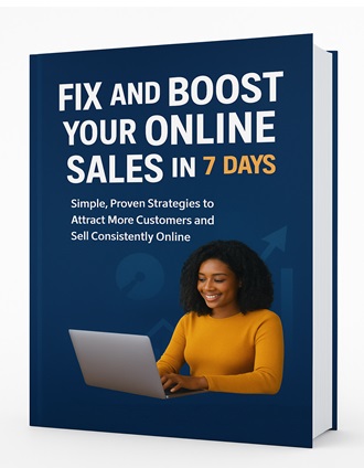FIX AND BOOST YOUR ONLINE SALES IN 7 DAYS