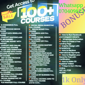 Unlock  All Access to 100+ Premium Digital Courses!