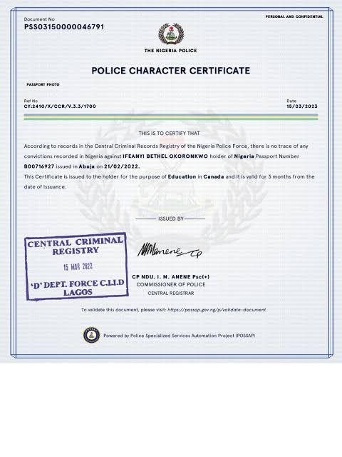 Let's Process Your Police Clearance Certificate in Nigeria