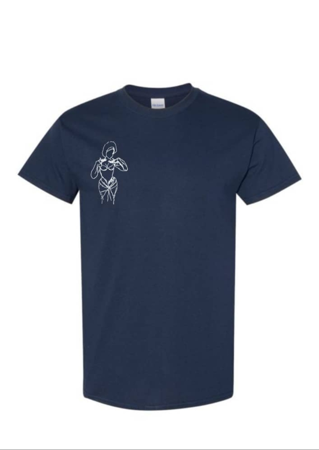 The AGONMA TEE in Navy.