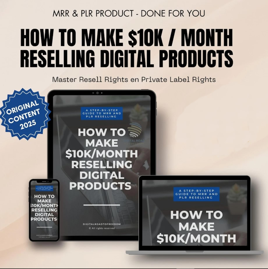 How To Make $10k/Month Reselling Digital Products