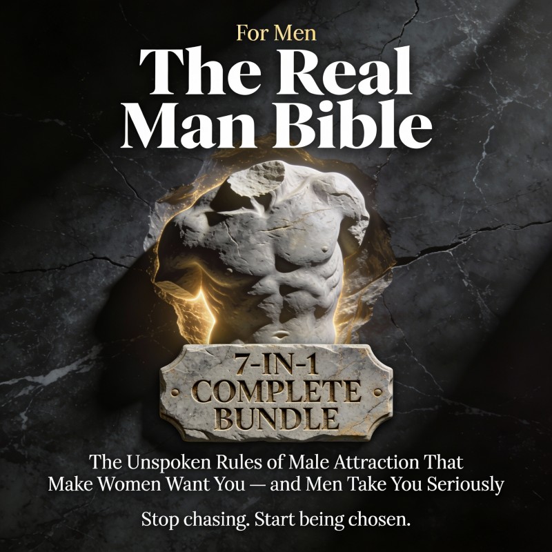 π₯ The Real Man Bible 7-IN-1 COMPLETE MASCULINE ATTRACTION BUNDLE