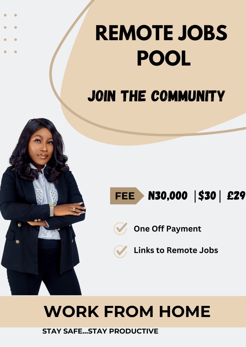 Remote Jobs Pool! Join The Community