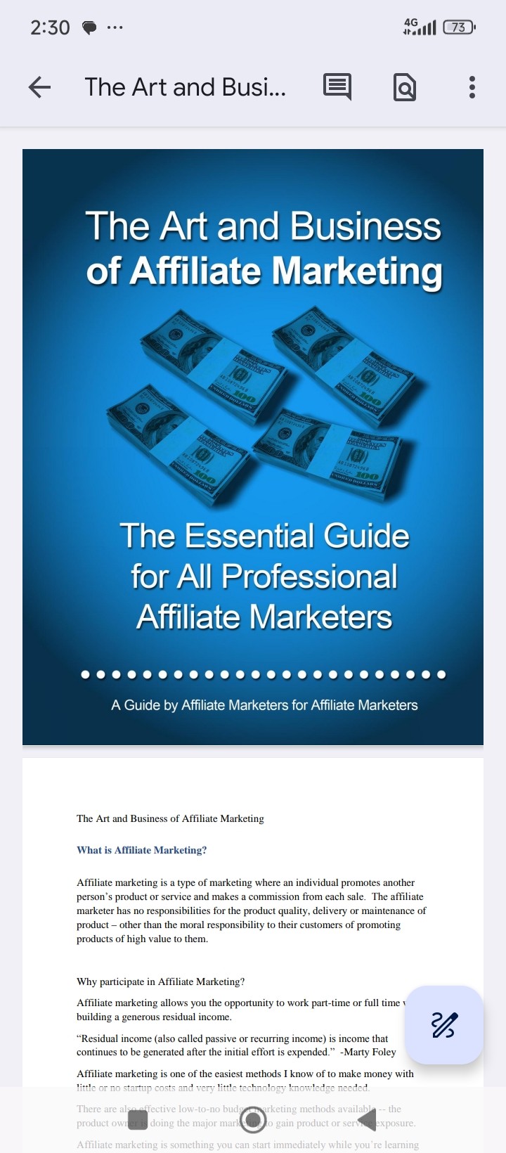 Buy Affiliate marketing 101(three in one ebook) by Meek etta on Selar