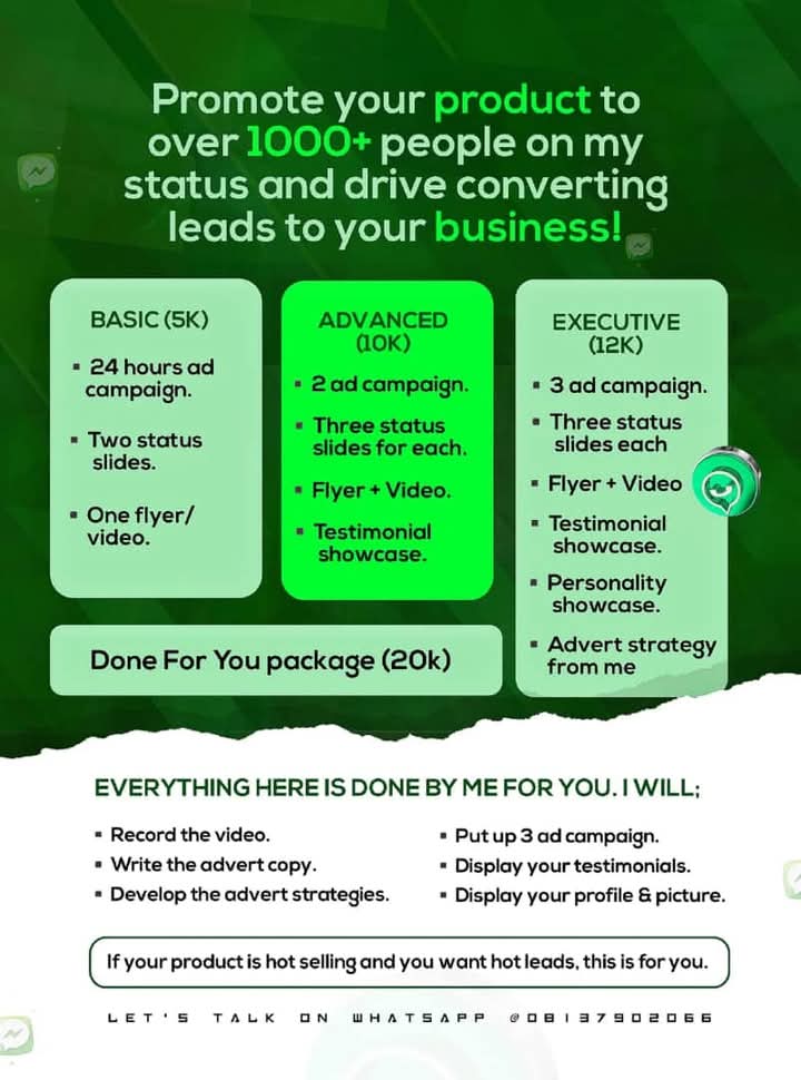 Basic Advert Package