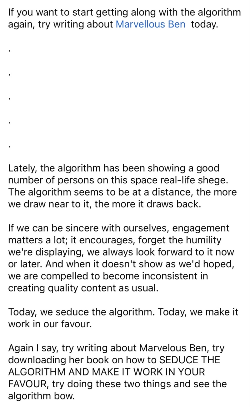 Seduce The Algorithm And Make It Work In Your Favour