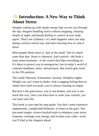 CALM THE CHAOS: How to Outsmart Cortisol, Sleep Better, and Unlock Lasting Energy