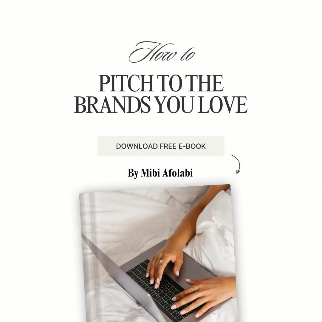 HOW TO PITCH TO BRANDS LIKE A PRO