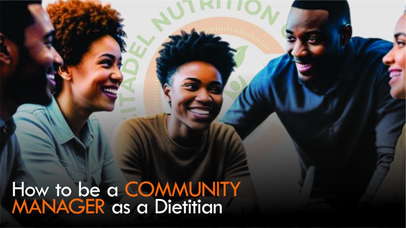 Community Management for Dietitians