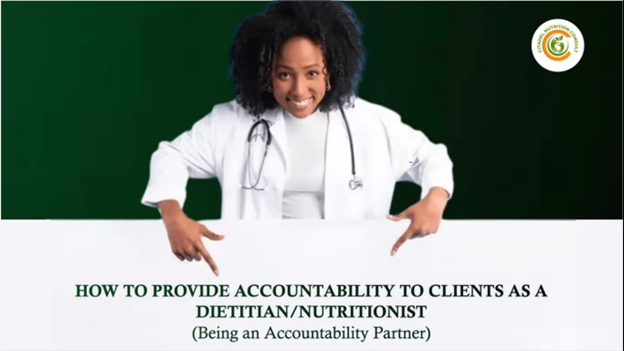 How to Provide Accountability to Clients as a Dietitian