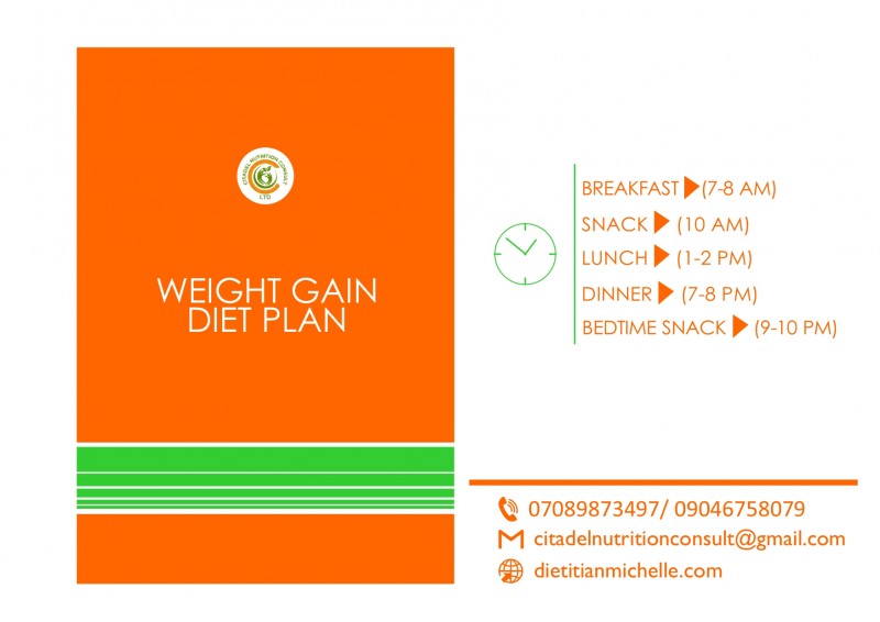 Weight Gain Diet Plan