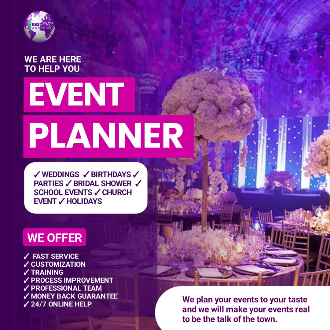 EVENT PLANNING AND DECORATION COURSE
