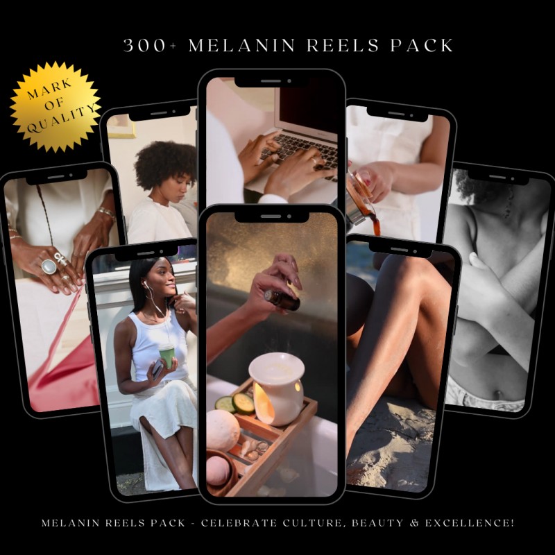 ✨ Melanin Reels Pack – Celebrate Culture, Beauty & Excellence!