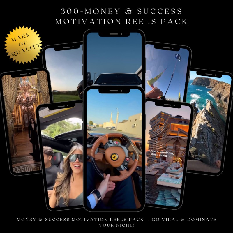 💰 Money & Success Motivation Reels Pack – Go Viral & Dominate Your Niche!