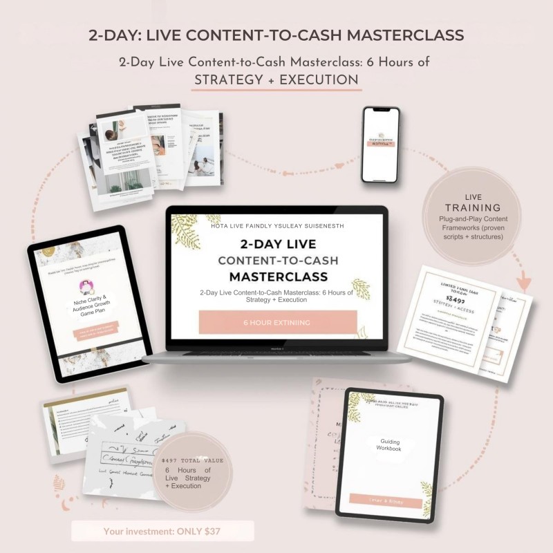 🔥 October 2025 2-Day Content-to-Cash Masterclass