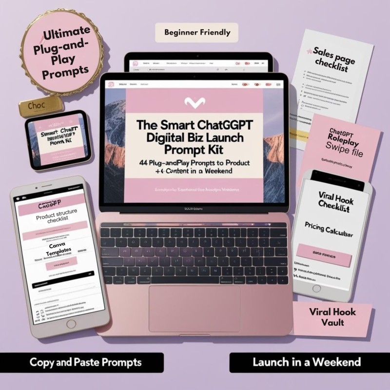 ✨ The Ultimate Smart ChatGPT Digital Biz Launch Prompt Kit