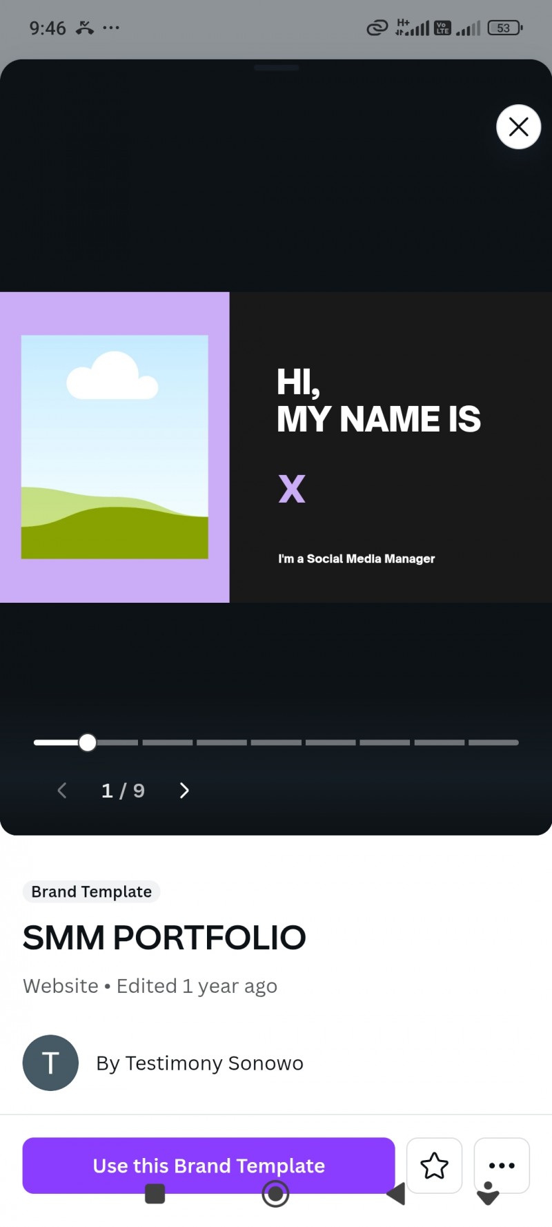 Portfolio Template