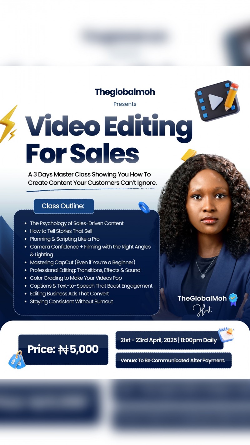 Video Editing for Sales