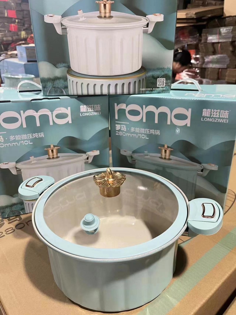 Enamel Roman pressure pot