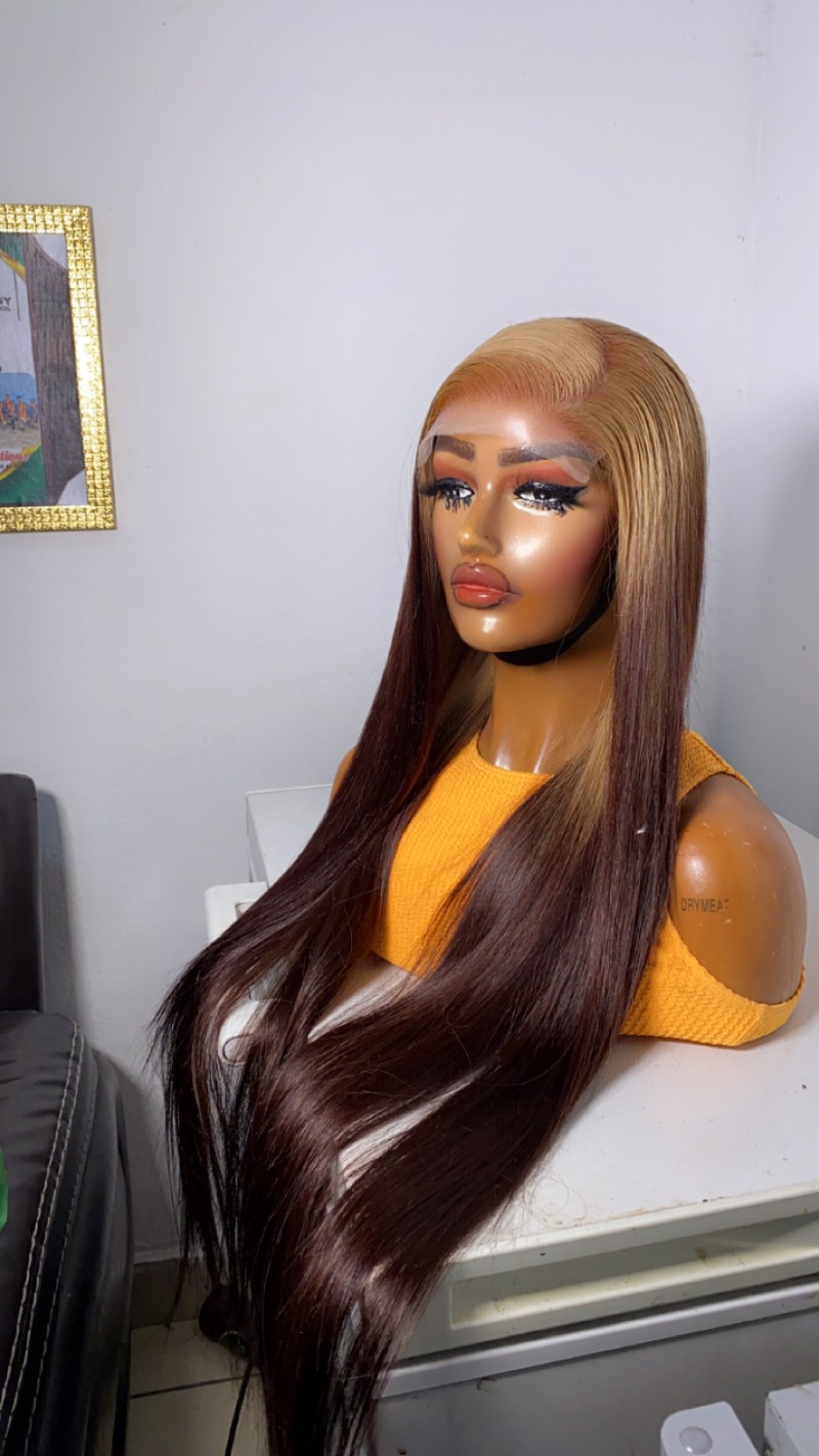 30” bonestraight look alike