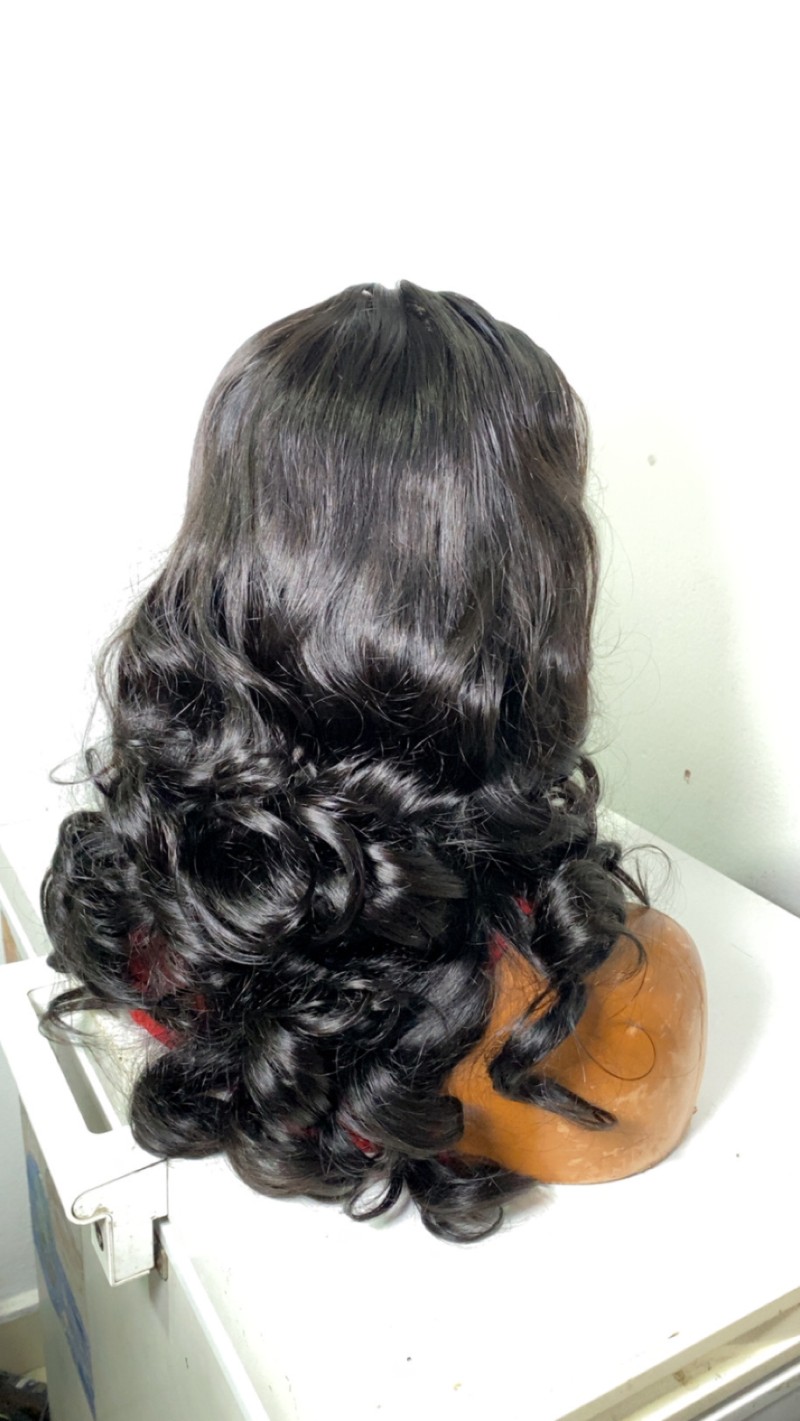 4x4 natural bouncy hair