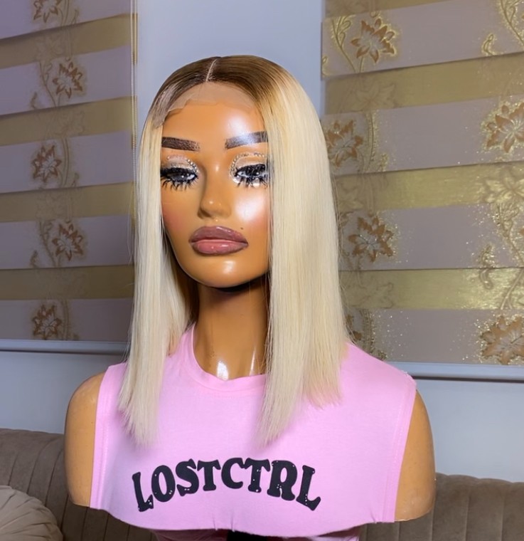 SDD blond Vietnam bone straight 12”