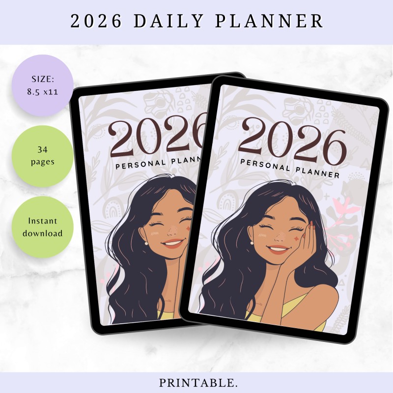2026 Daily Planner Printable
