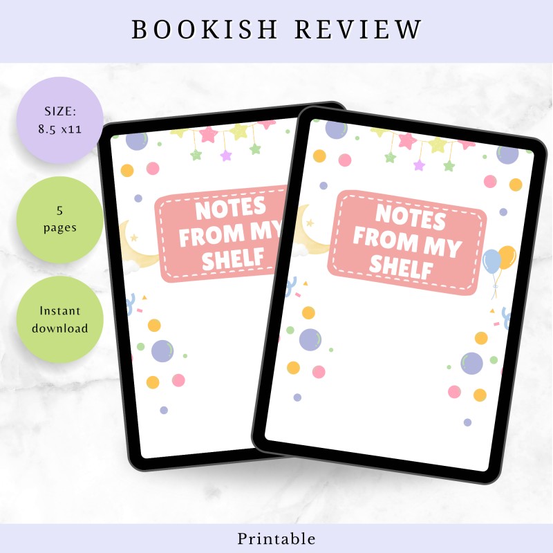Book review printable for book lovers,Reading challenges ,Journaling enthusiasts ,Students or lifelong learners